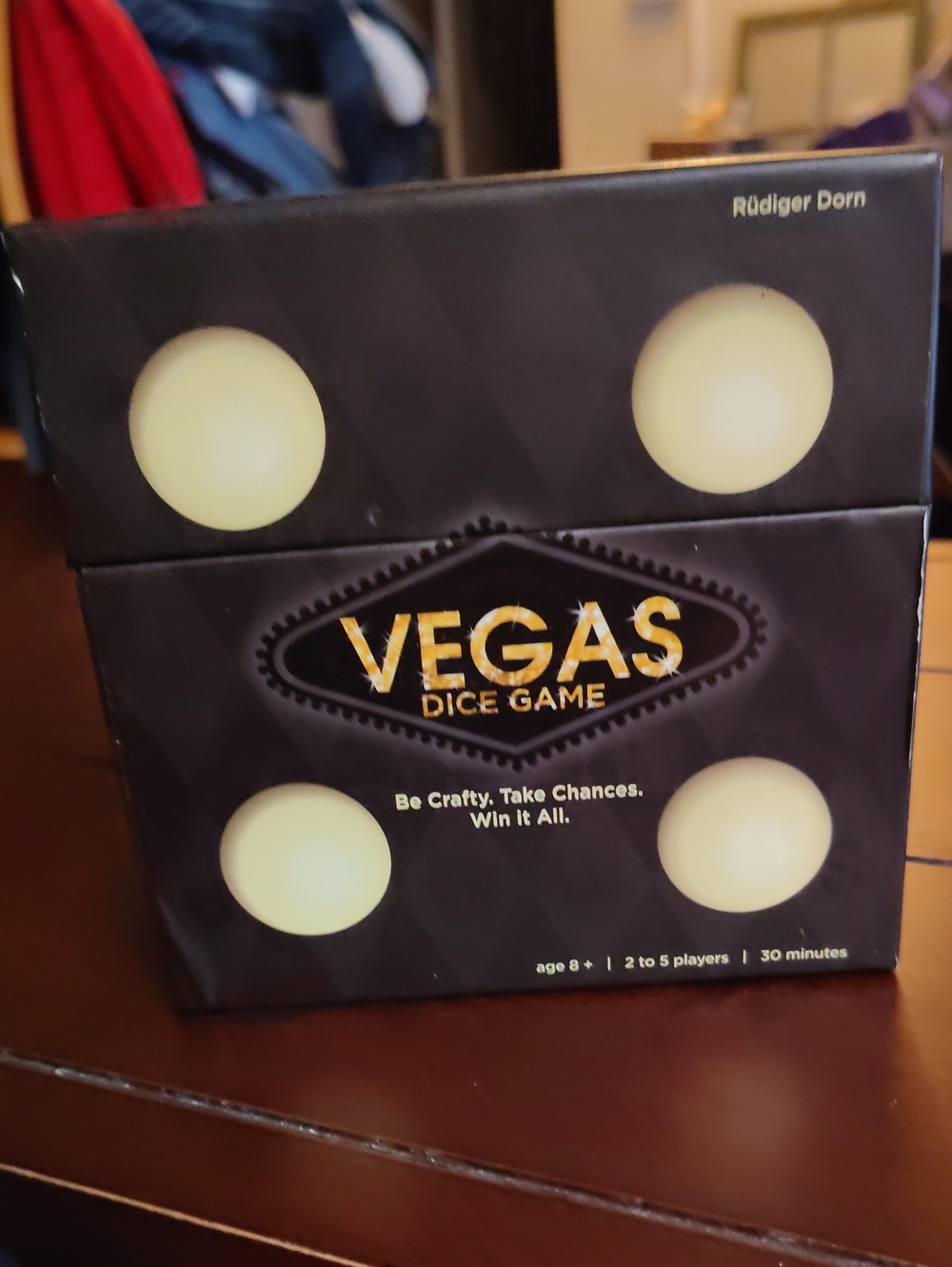Vegas Dice Game - Black and Gold